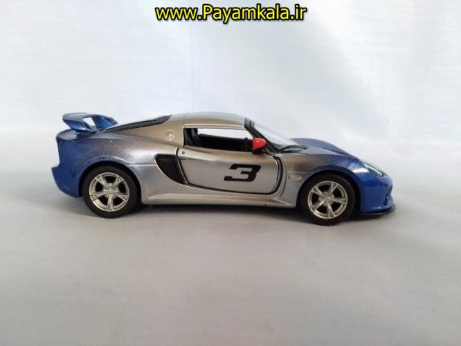 (طرح جدید) ماکت ماشین اسباب بازی فلزی لوتوس (Lotus Exige BY KINSMART)