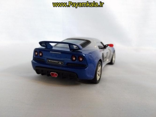 (طرح جدید) ماکت ماشین اسباب بازی فلزی لوتوس (Lotus Exige BY KINSMART)