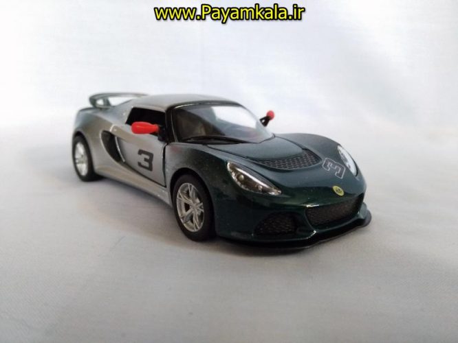 (طرح جدید) ماکت ماشین اسباب بازی فلزی لوتوس (Lotus Exige BY KINSMART)