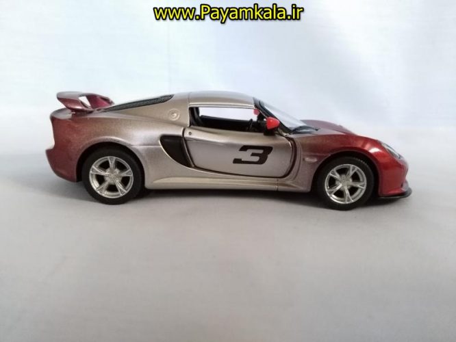 (طرح جدید) ماکت ماشین اسباب بازی فلزی لوتوس (Lotus Exige BY KINSMART)