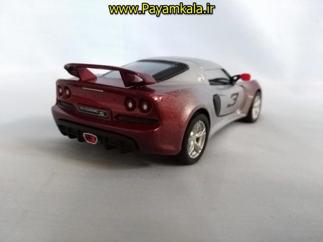 (طرح جدید) ماکت ماشین اسباب بازی فلزی لوتوس (Lotus Exige BY KINSMART)