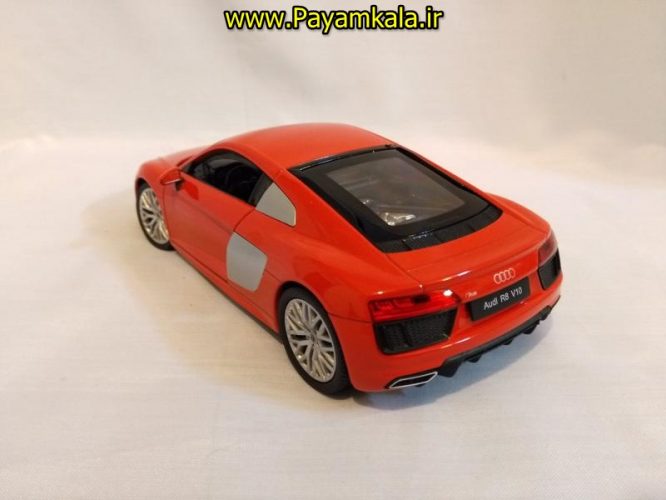 ماکت ماشین اسباب بازی آئودی بزرگ (1:24) (WELLY)(2016 AUDI R8 V10)