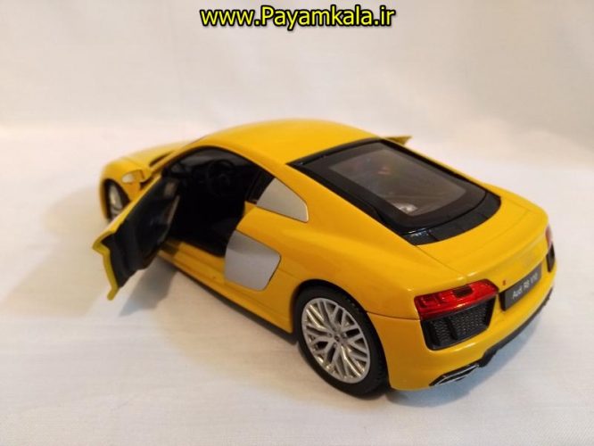 ماکت ماشین اسباب بازی آئودی بزرگ (1:24) (WELLY)(2016 AUDI R8 V10)