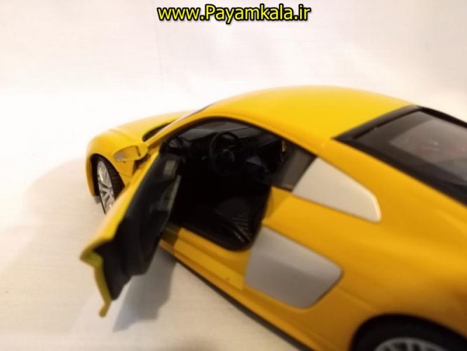 ماکت ماشین اسباب بازی آئودی بزرگ (1:24) (WELLY)(2016 AUDI R8 V10)