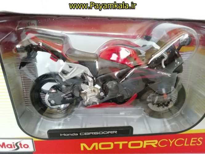 (سایز بزرگ) ماکت فلزی موتورسیکلت هوندا (HONDA CBR600RR BY MAISTO)(1/12)