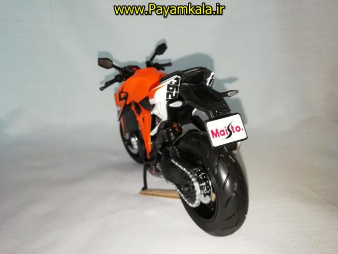 (سایز بزرگ) ماکت فلزی موتورسیکلت کی تی ام (KTM 1290 SUPER DUKE R BY MAISTO)(1/12)