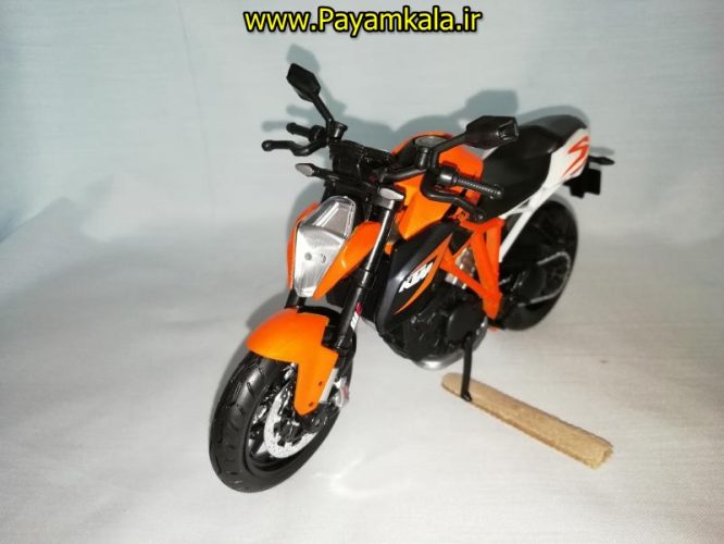 (سایز بزرگ) ماکت فلزی موتورسیکلت کی تی ام (KTM 1290 SUPER DUKE R BY MAISTO)(1/12)