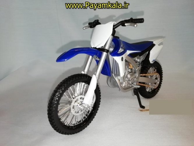 (سایز بزرگ) ماکت فلزی موتورسیکلت یاماها (YAMAHA YZ450F BY MAISTO)(1/12)