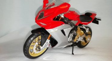 (سایز بزرگ) ماکت فلزی موتورسیکلت ام وی (MV AGUSTA F3 SERIE ORO 2012 BY MAISTO)(1/12)