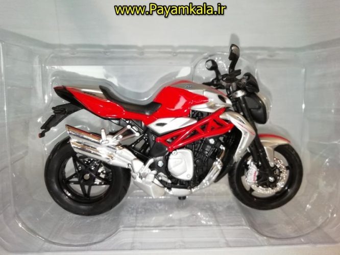 (سایز بزرگ) ماکت فلزی موتورسیکلت ام وی (MV AGUSTA BRUTALE 1090 RR BY MAISTO)(1/12)