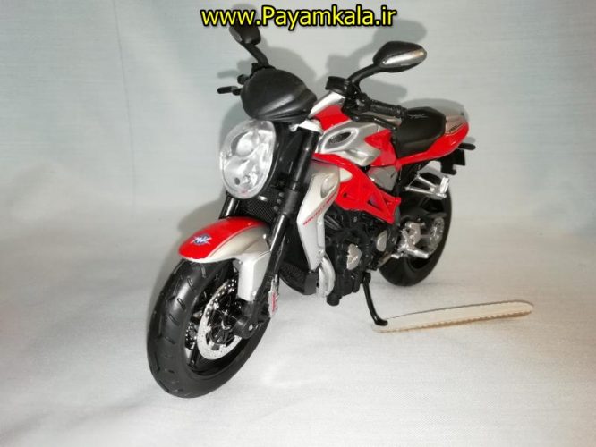 (سایز بزرگ) ماکت فلزی موتورسیکلت ام وی (MV AGUSTA BRUTALE 1090 RR BY MAISTO)(1/12)