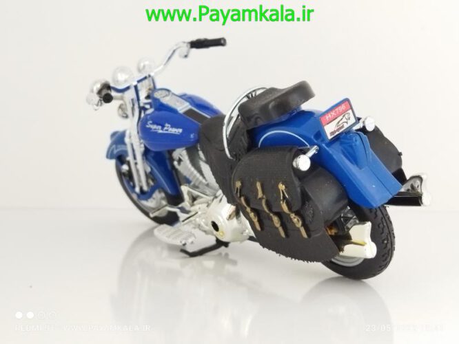 یویدسون (Harley Davidson Motor by HAIXING)(1/12) رنگ آبی