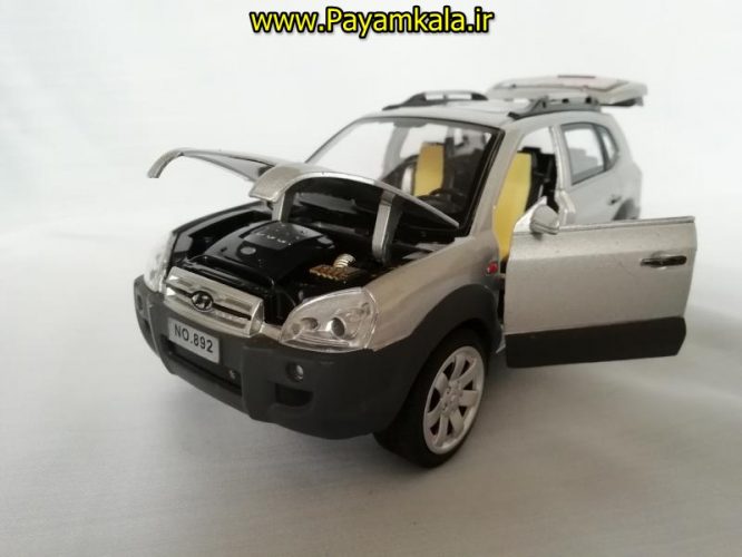 ماکت فلزی عقب کش هیوندای توسان بزرگ (1:24) (2006 HYUNDAI TUCSON)