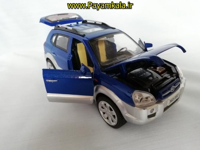 ماکت فلزی عقب کش هیوندای توسان بزرگ (1:24) (2006 HYUNDAI TUCSON)