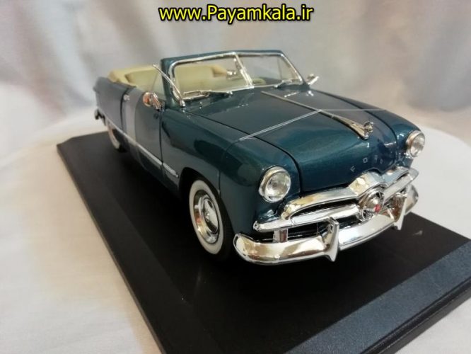 ماکت فلزی فورد 1949 بزرگ (1:18) مدل FORD 1949 BY MAISTO آبی تیره