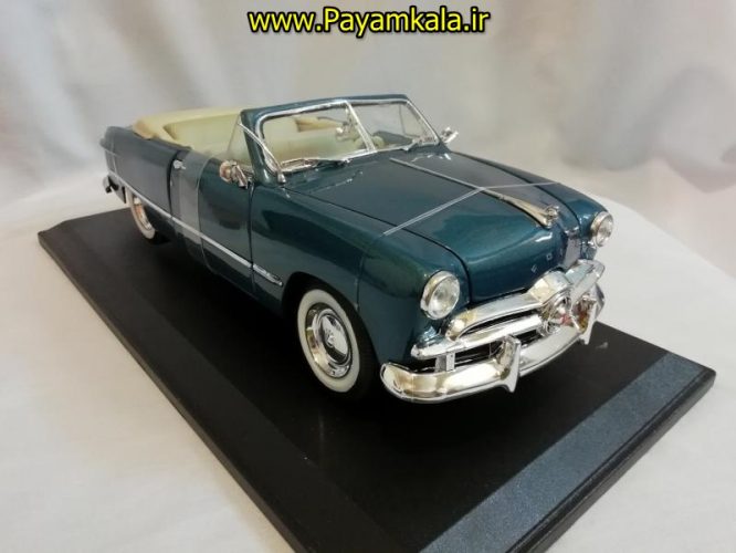 ماکت فلزی فورد 1949 بزرگ (1:18) مدل FORD 1949 BY MAISTO آبی تیره