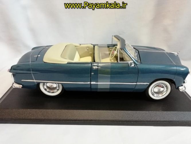 ماکت فلزی فورد 1949 بزرگ (1:18) مدل FORD 1949 BY MAISTO آبی تیره