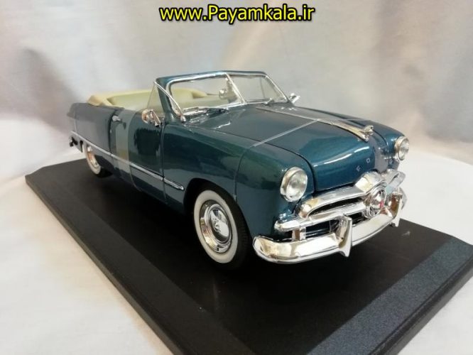 ماکت فلزی فورد 1949 بزرگ (1:18) مدل FORD 1949 BY MAISTO آبی تیره