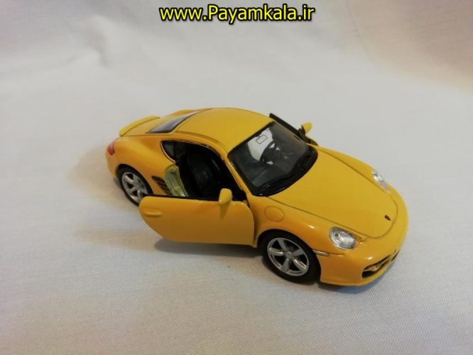 ماشین اسباب بازی پورشه (PORSCHE CAYMAN S BY WELLY)