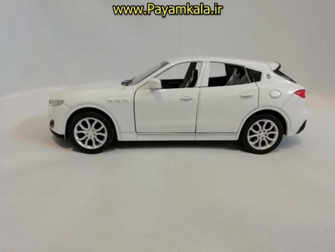 (شش در بازشو+پخش موسیقی) اسباب بازی ماشین مازراتی (MASERATI) موزیکال-چراغدار فلزی شاسی بلند