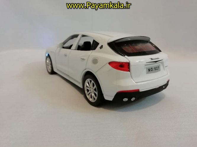 (شش در بازشو+پخش موسیقی) اسباب بازی ماشین مازراتی (MASERATI) موزیکال-چراغدار فلزی شاسی بلند