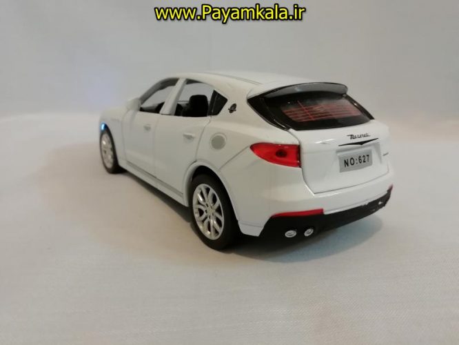 (شش در بازشو+پخش موسیقی) اسباب بازی ماشین مازراتی (MASERATI) موزیکال-چراغدار فلزی شاسی بلند