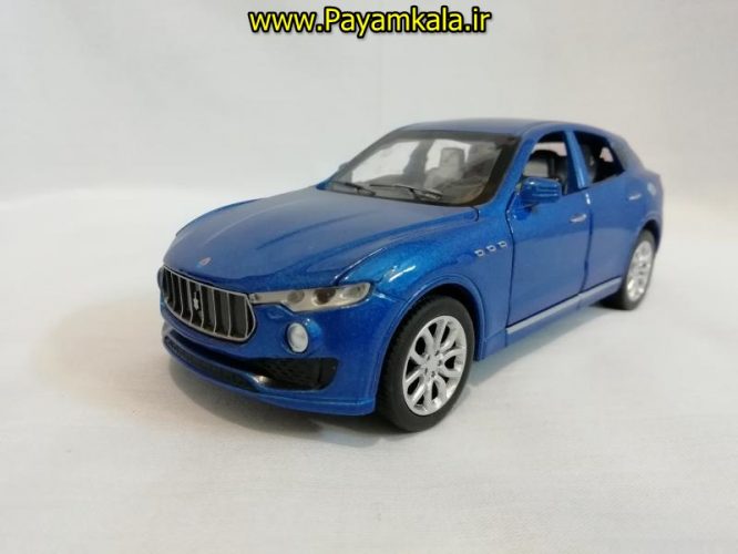 (شش در بازشو+پخش موسیقی) اسباب بازی ماشین مازراتی (MASERATI) موزیکال-چراغدار فلزی شاسی بلند