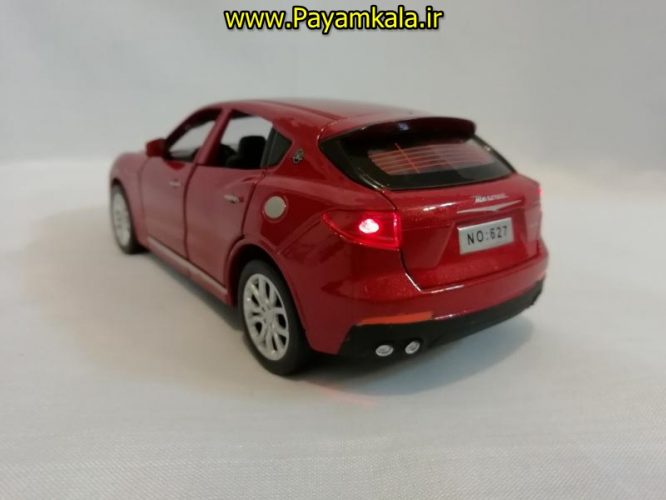 (شش در بازشو+پخش موسیقی) اسباب بازی ماشین مازراتی (MASERATI) موزیکال-چراغدار فلزی شاسی بلند