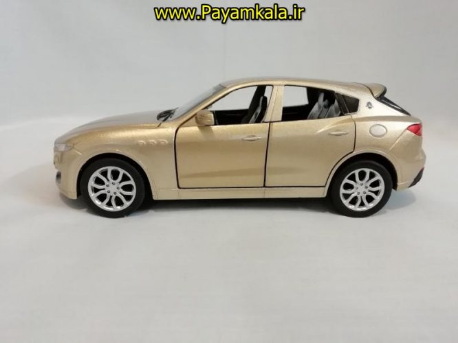 (شش در بازشو+پخش موسیقی) اسباب بازی ماشین مازراتی (MASERATI) موزیکال-چراغدار فلزی شاسی بلند