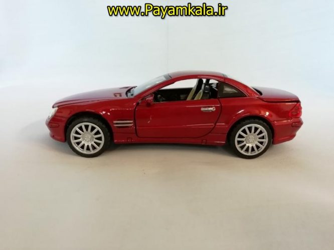 اسباب بازی ماشین بنز SL500 متوسط (MERCEDES-BENZ) موزیکال-چراغدار فلزی