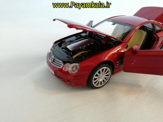 اسباب بازی ماشین بنز SL500 متوسط (MERCEDES-BENZ) موزیکال-چراغدار فلزی