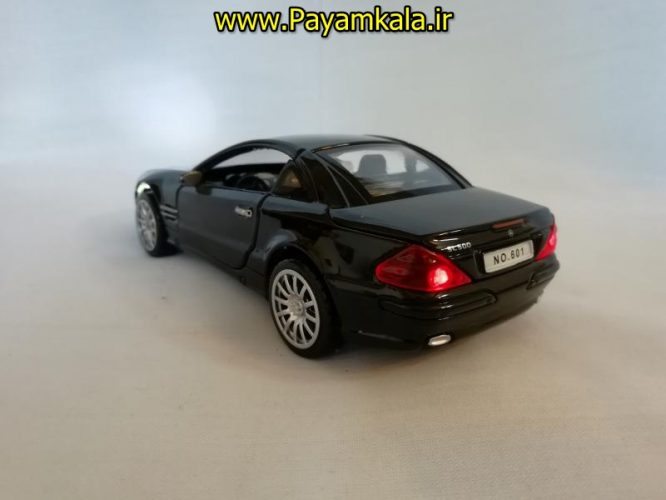 اسباب بازی ماشین بنز SL500 متوسط (MERCEDES-BENZ) موزیکال-چراغدار فلزی