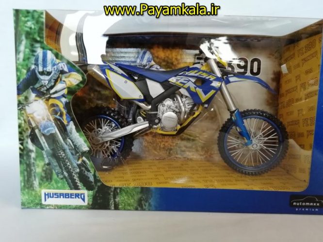 (سایز بزرگ) ماکت فلزی موتورسیکلت هوسابرگ (HUSABERG FE390 2012)(1/12)