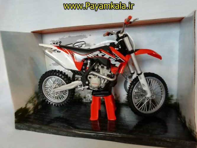 (سایز بزرگ) ماکت فلزی موتورسیکلت کی تی ام (KTM 350 SXF 2012)(1/12)