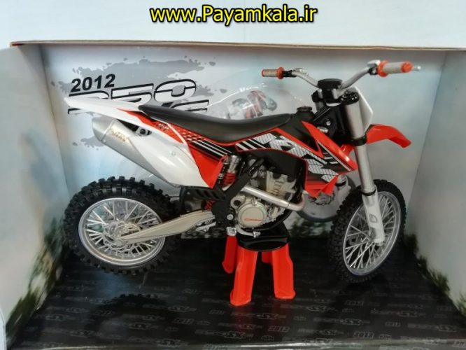 (سایز بزرگ) ماکت فلزی موتورسیکلت کی تی ام (KTM 350 SXF 2012)(1/12)