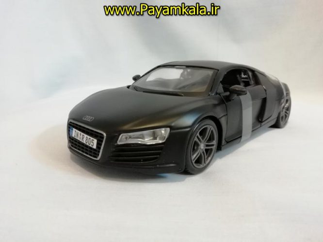 ماکت فلزی آئودی بزرگ (1:24) (AUDI R8 BY MAISTO) کربنی