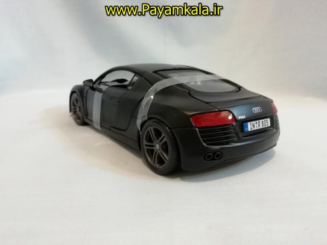 ماکت فلزی آئودی بزرگ (1:24) (AUDI R8 BY MAISTO) کربنی