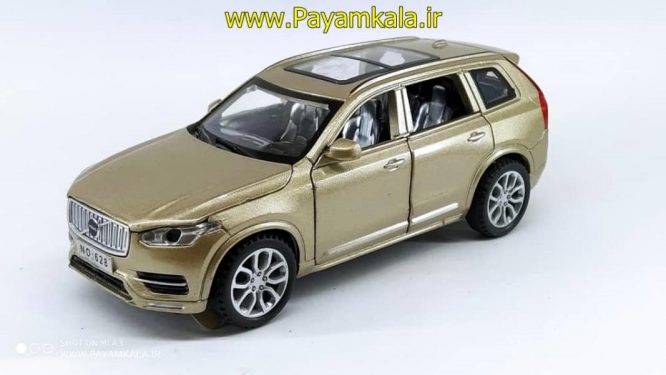 ماشین ولو شش درب بازشو (VQLVO XC90-T6 BY DIECAST REPLICA) بژ