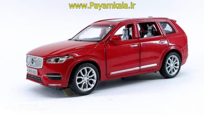 ماشین ولو شش درب بازشو (VQLVO XC90-T6 BY DIECAST REPLICA) قرمز