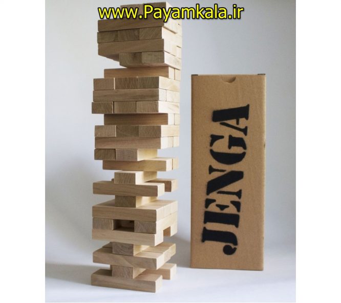 اسباب بازی فکری برج هیجان جنگا (JENGA) تعداد قطعات 48