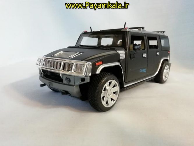 اسباب بازی ماشین هامر متوسط (HUMMER) موزیکال-چراغدار فلزی 