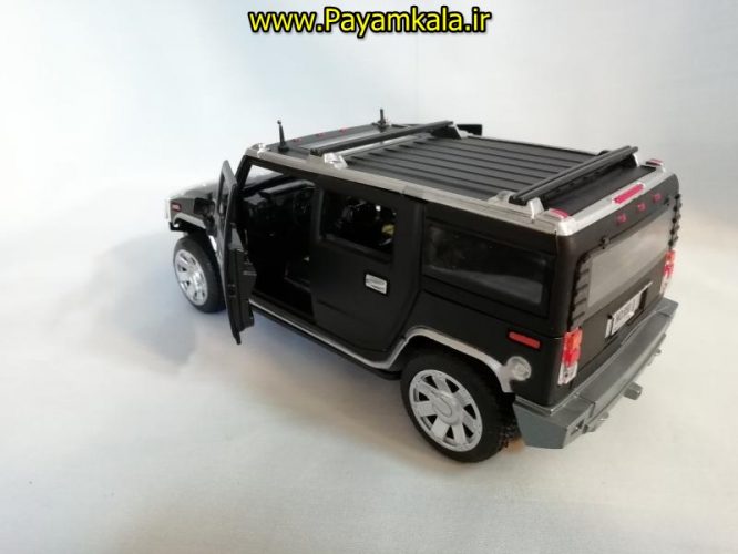 اسباب بازی ماشین هامر متوسط (HUMMER) موزیکال-چراغدار فلزی 