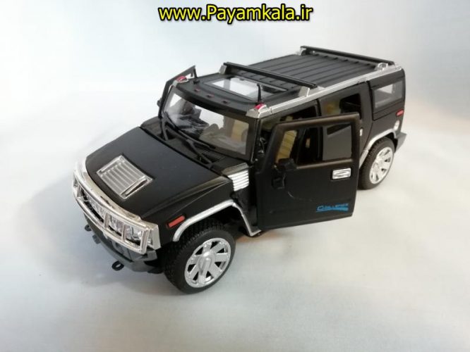 اسباب بازی ماشین هامر متوسط (HUMMER) موزیکال-چراغدار فلزی 