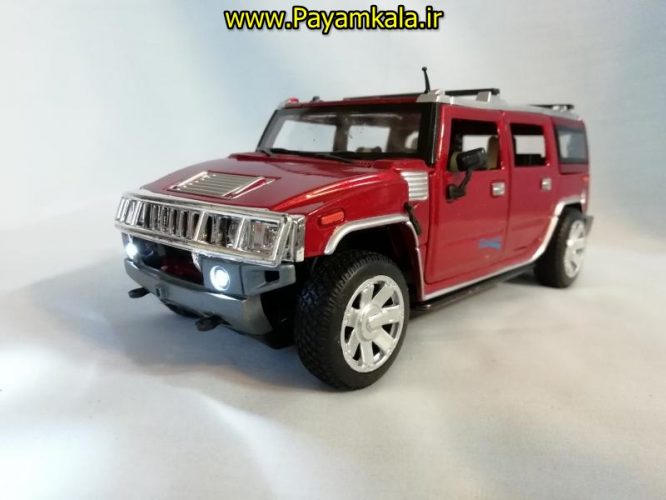 اسباب بازی ماشین هامر متوسط (HUMMER) موزیکال-چراغدار فلزی 