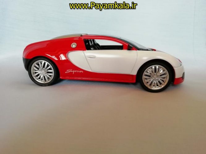 (موزیکال-چراغدار) ماکت فلزی عقب کش بوگاتی بزرگ (1:24) (Bugatti)