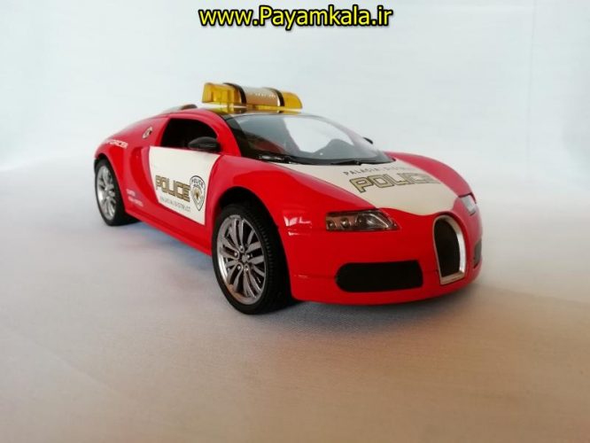 (موزیکال-چراغدار) ماکت فلزی عقب کش بوگاتی بزرگ (1:24) (Bugatti)