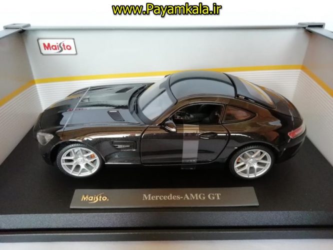 ماکت فلزی مرسدس بنز بزرگ (1:18) مدل MERCEDES-AMG GT BY MAISTO PREMIERE مشکی