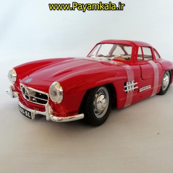 ماکت فلزی مرسدس بنز بزرگ (1:24) (MERCEDES-BENZ 300SL 1954 BY BURAGO)