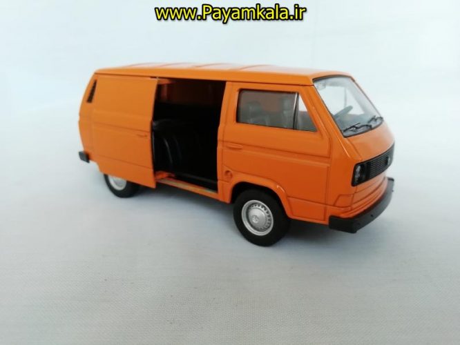 ماشین اسباب بازی فولکس واگن ون (VW T3 VAN BY WELLY)