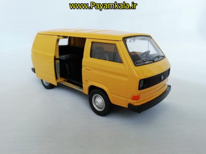 ماشین اسباب بازی فولکس واگن ون (VW T3 VAN BY WELLY)